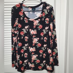 Floral long sleeve blouse